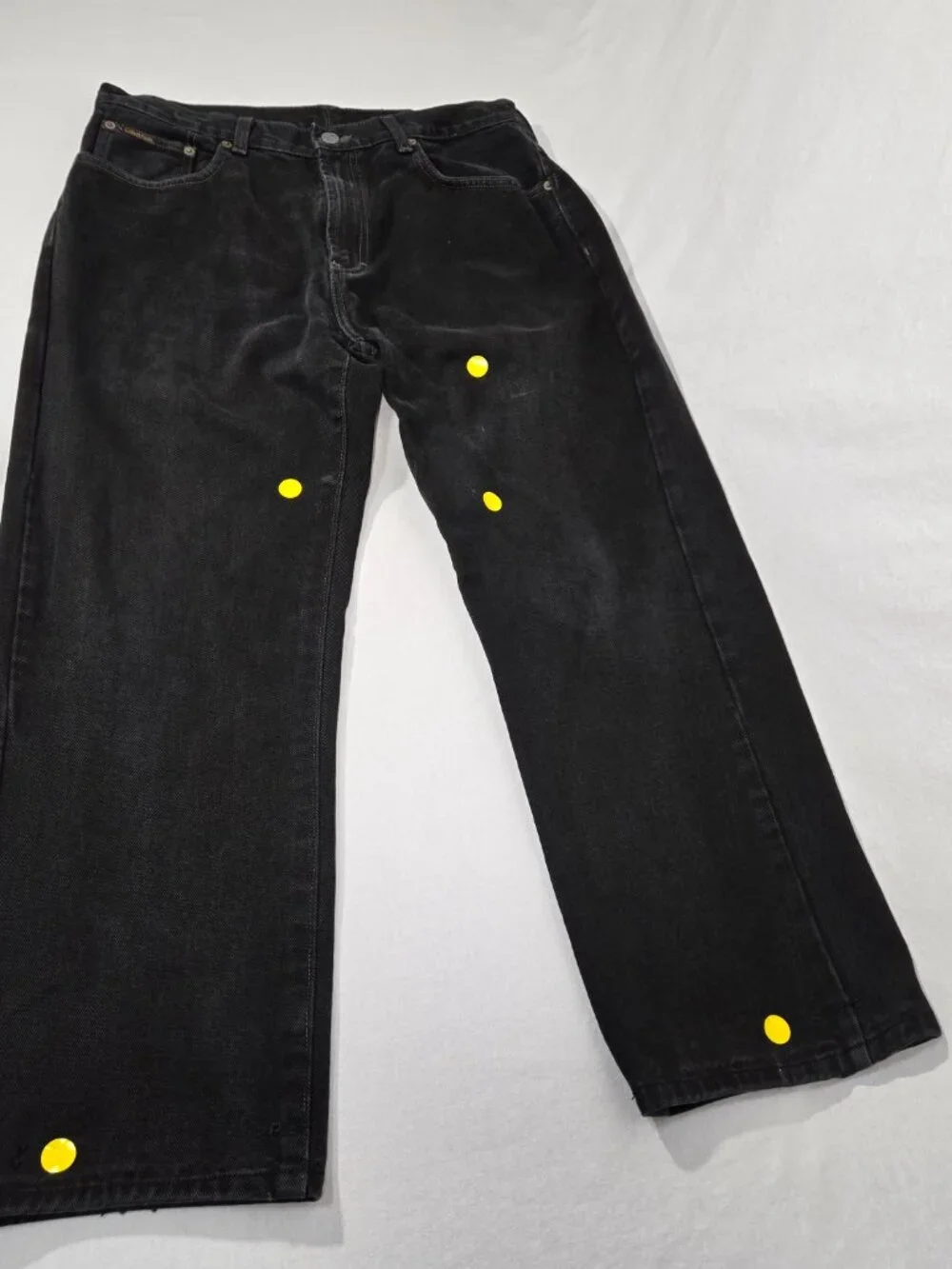 U.S.A Vintage Y2K 90s CALVIN KLEIN Black Embroidery 